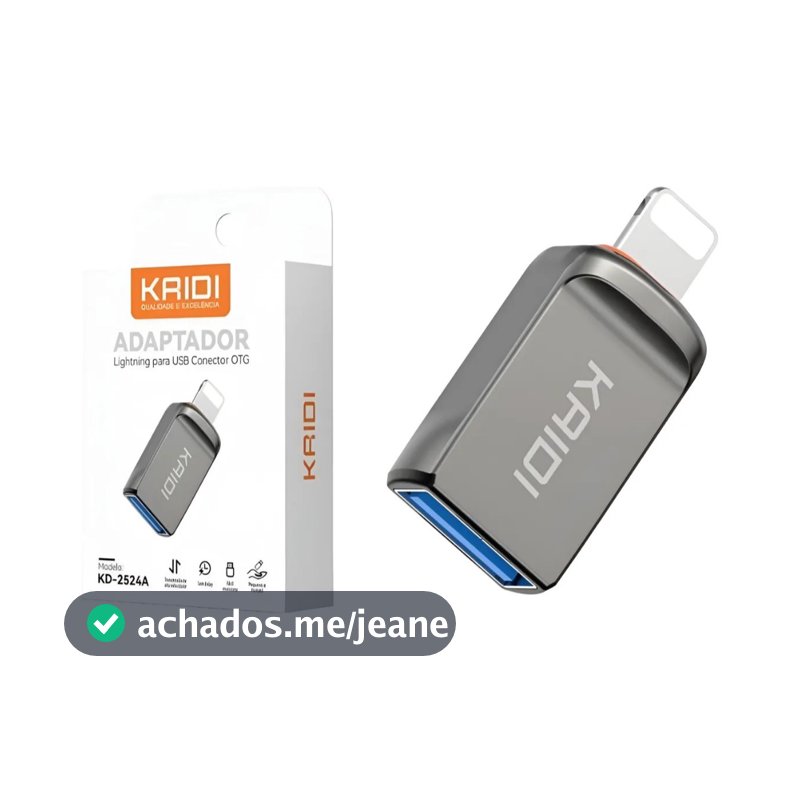 Adaptador USB OTG iPhone Transferencia De Dados 3.0