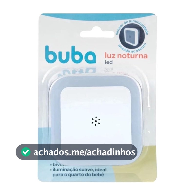 BUBA Luminária Led Luz Noturna com Sensor Automático Quarto Bebê 13144
