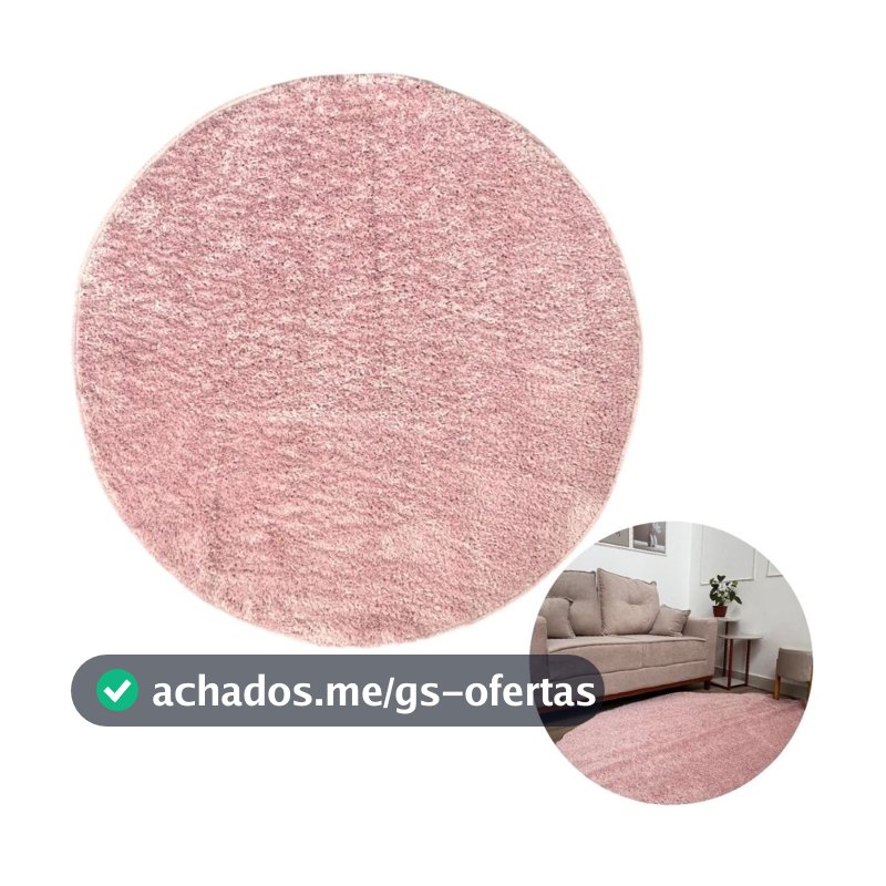 Tapete Sala Charmoso Sofisticado Decorativo Salão Lash Rosa Quarto Delicado Menina Antiderrapante 1m