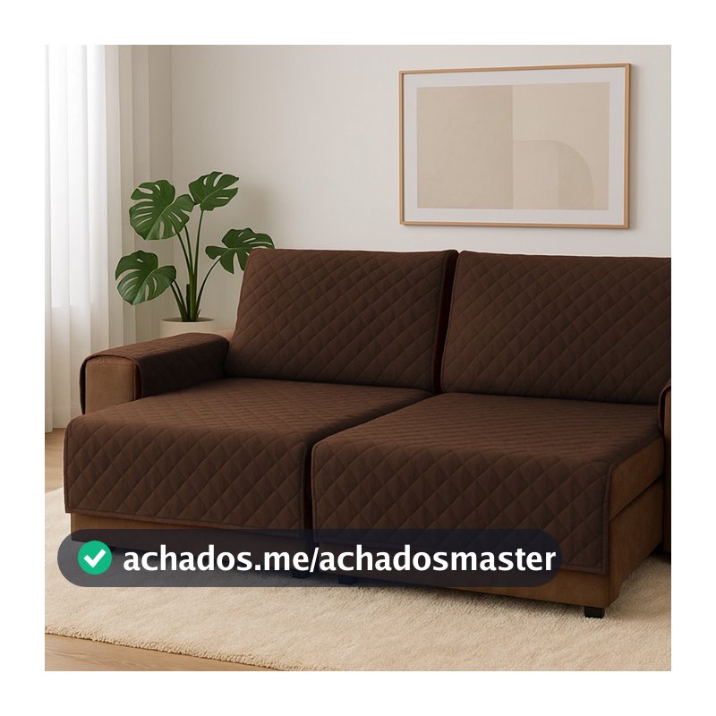 Capa protetora de sofá retrátil 2,20m x 2,40m 2 partes black friday