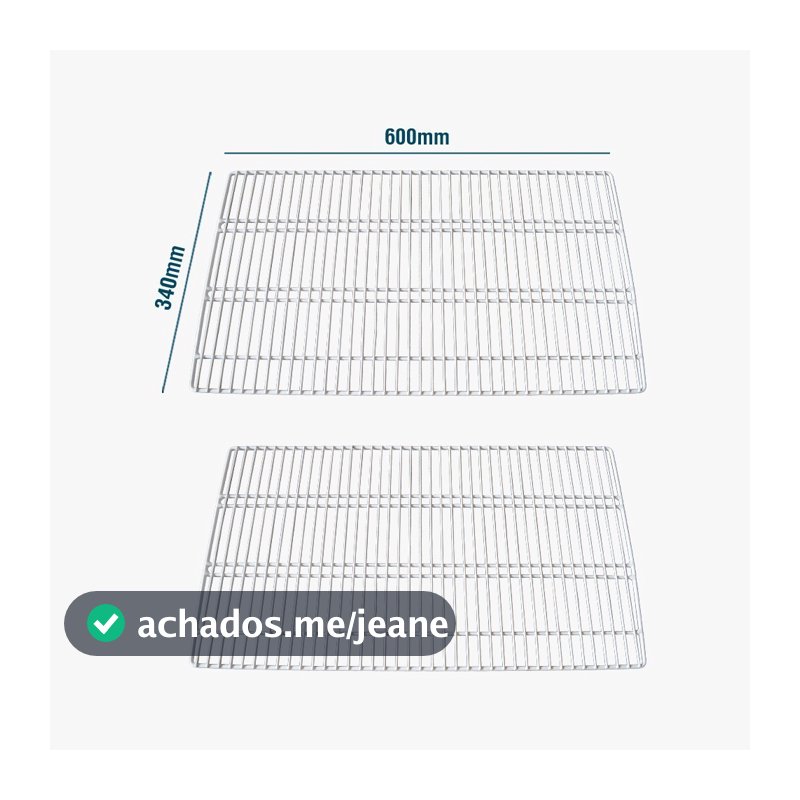 02 Prateleiras Geladeira Continental RFct470 Grade