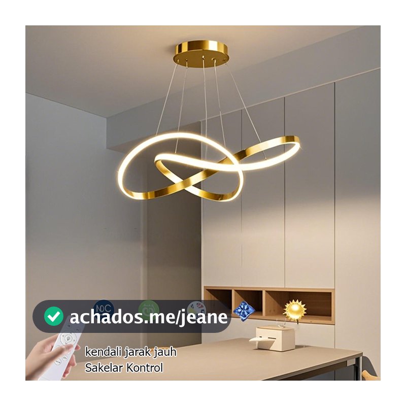Luminária De Teto Pendente Led Moderna Lustre para Corredor Sala Quarto