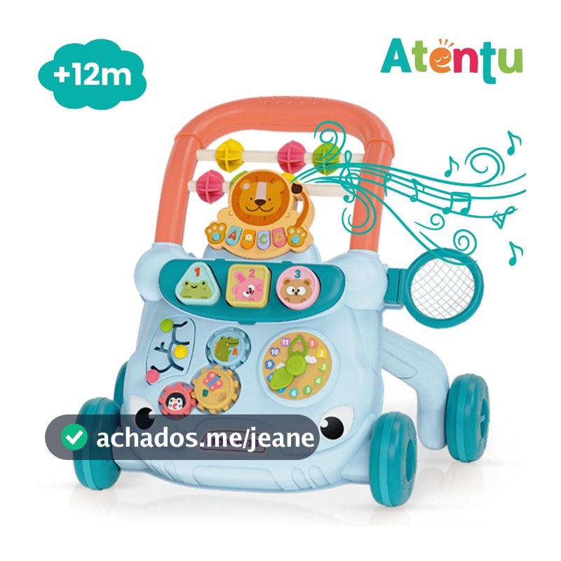 Andador de Bebê Educativo Musical Atividades Infantil Didático