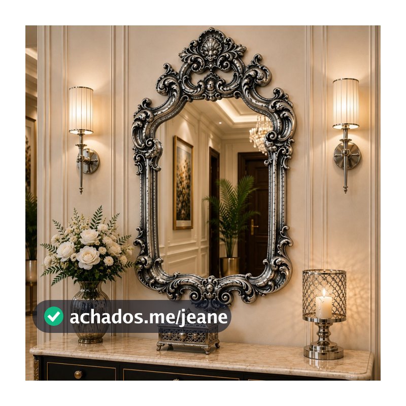Espelho Provençal Blogueiras Decoração Antiga Retrô