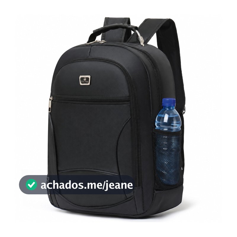 Mochila Executiva Impermeável Unissex Reforçada com Cabo de Aço para Notebook 15.6'' Grande Capacidade Viagem Trabalho