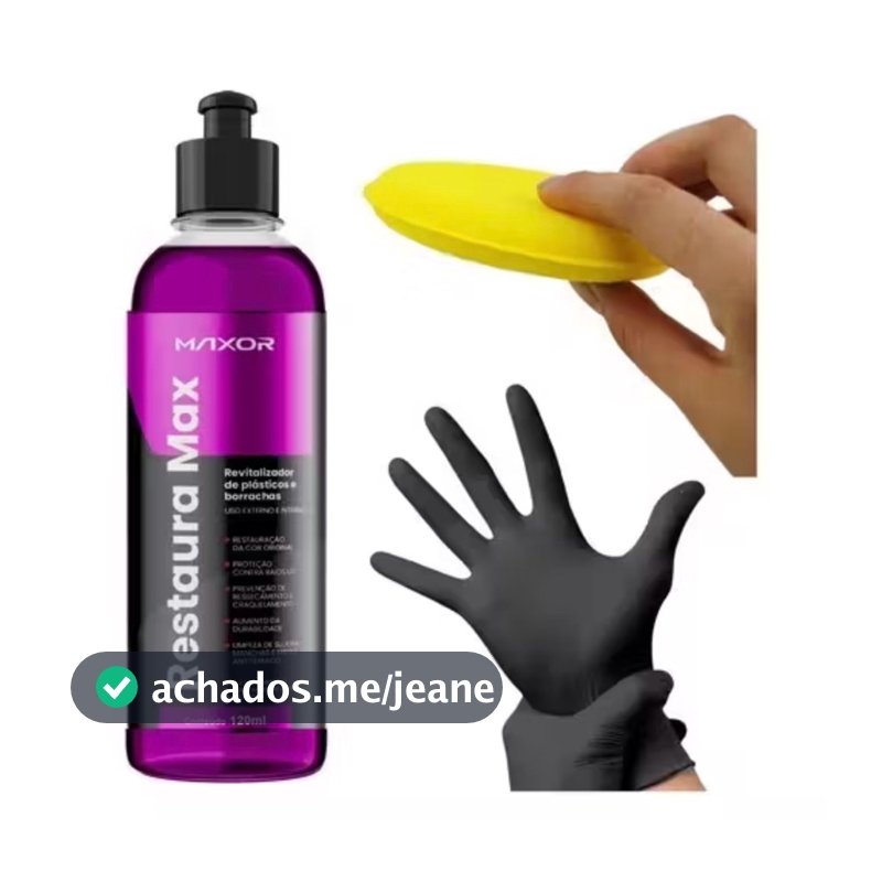 Revitalizador De Plástico Borracha Painel Proteção Restauração Para Carros Restaura Max