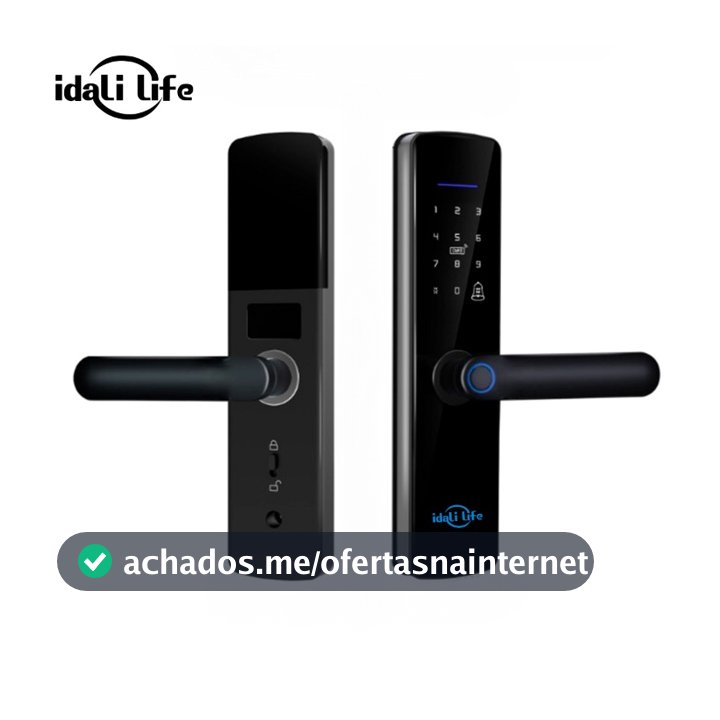 Fechadura Digital Inteligente com Biometria e Senha  Segurança Avançada IDALI LIFE