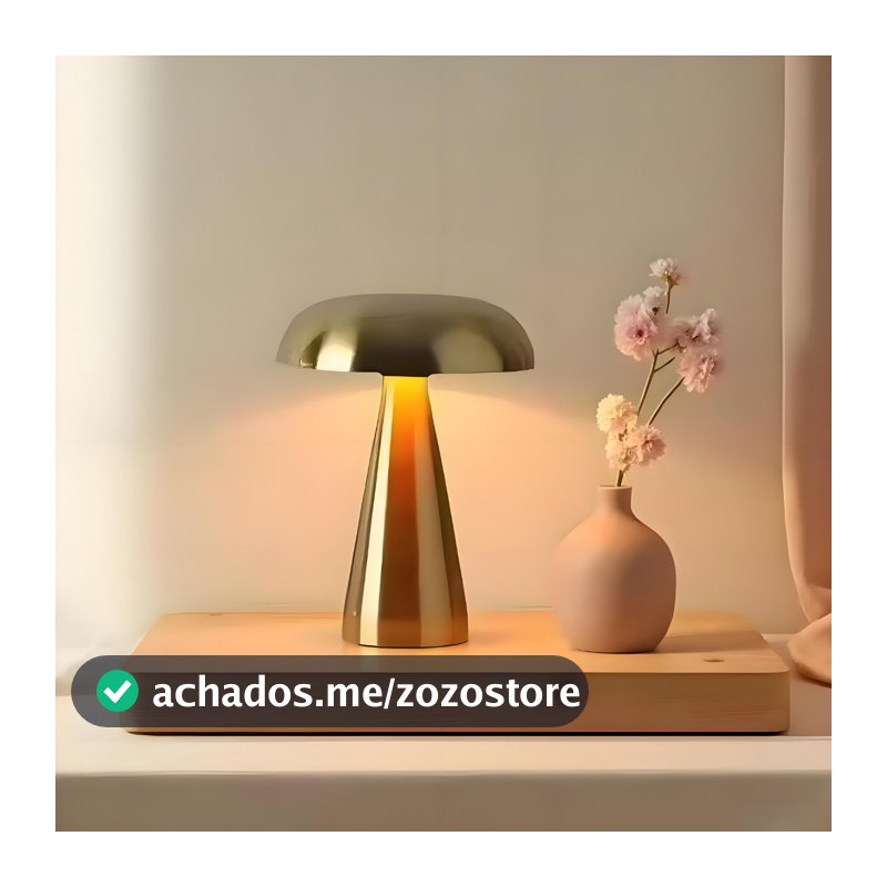 Luminária De Led Com Sensor De Toque Forma De Cogumelo