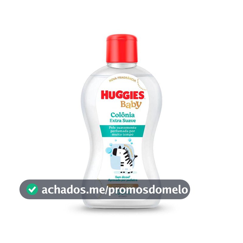 Colônia Infantil Huggies Extra Suave 100ml