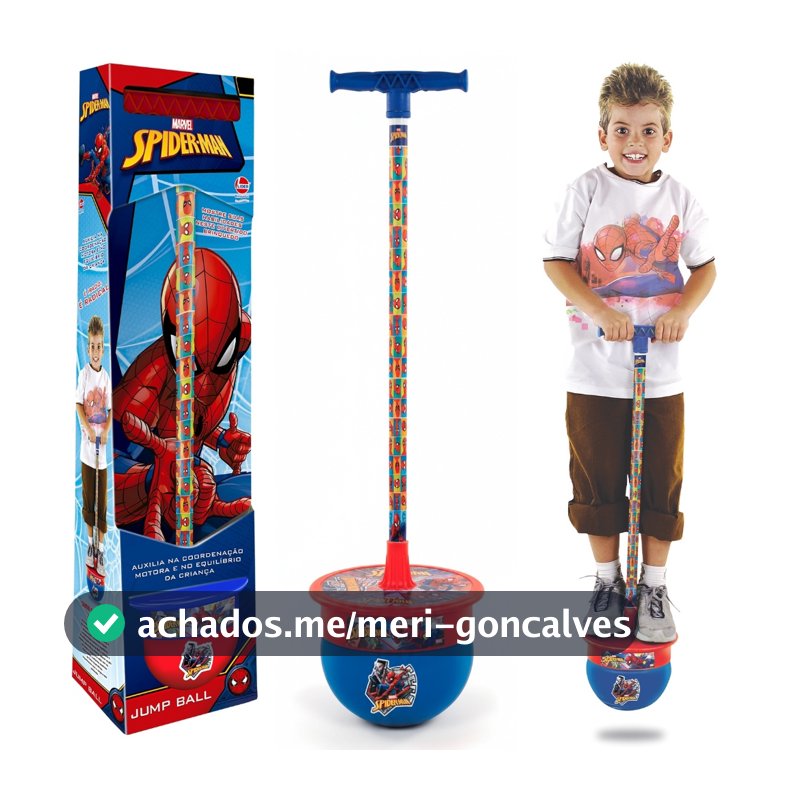 Brinquedo Pula Pula Pogo Ball Jump Ball Equilíbrio Homem Aranha Princesas - Lider Brinquedos