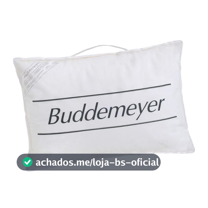 Travesseiro Toque de Pluma Tecido Cetim 233 Fios Buddemeyer 50x90  100% Algodão Super Macio Antialérgico