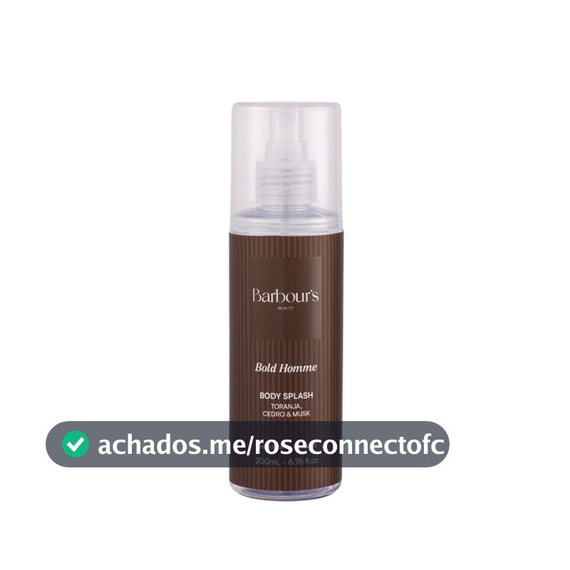 Body Splash Masculino Bold Homme Desodorante Barbour's 200ml