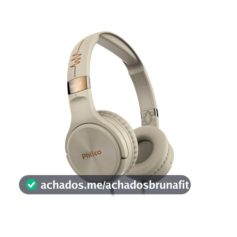 Fone de Ouvido Philco PFO02G Wave Flat