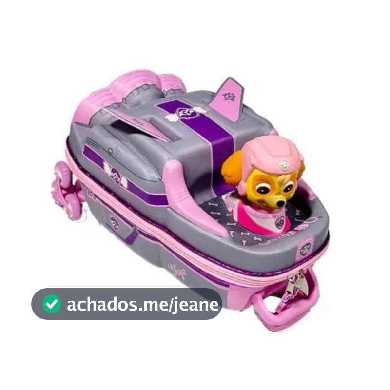 Mochilete 3D Nave Skye Patrulha Canina Maxtoy