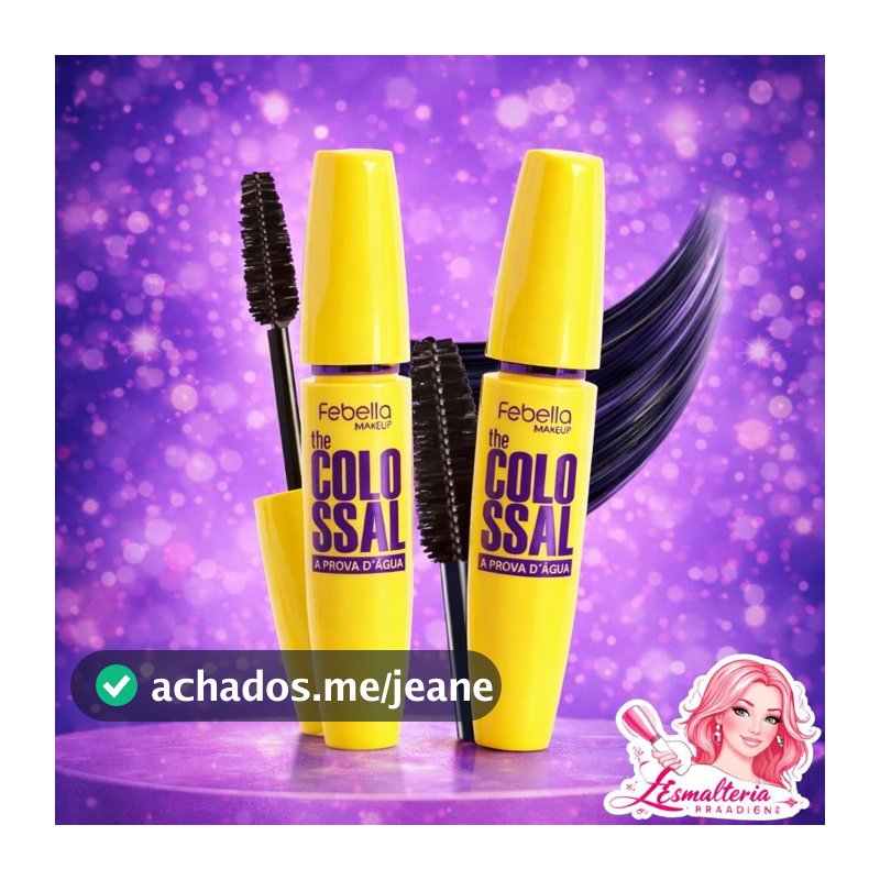 Máscara para Cílios Colossal Sombra Flor Volume Express 24h a Prova d agua