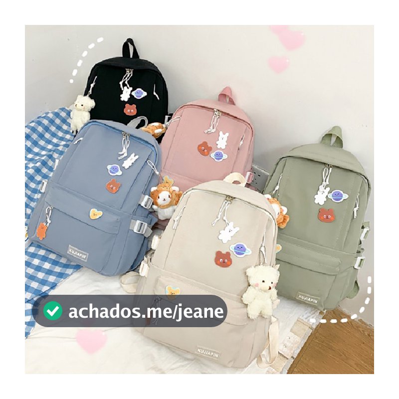 Unissex Mochila Moda Grande Capacidade Mochila Nova Simples Mochila De Estudante Mochila De Viagem