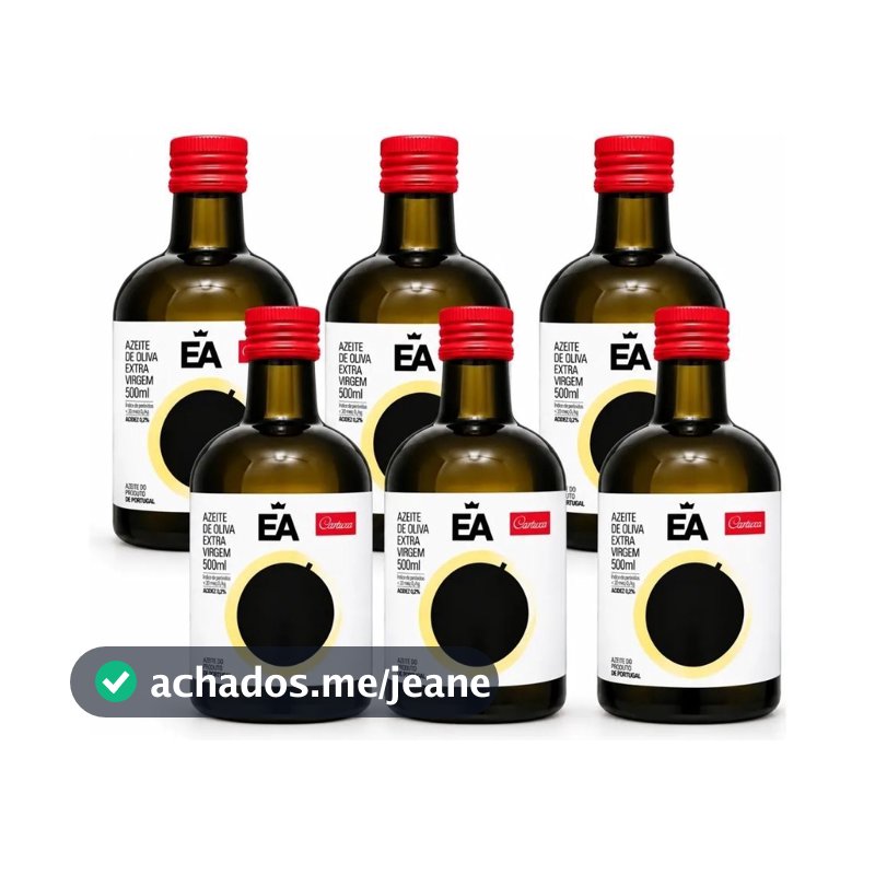Kit 6 Azeite Extra Virgem EA Cartuxa 500ml
