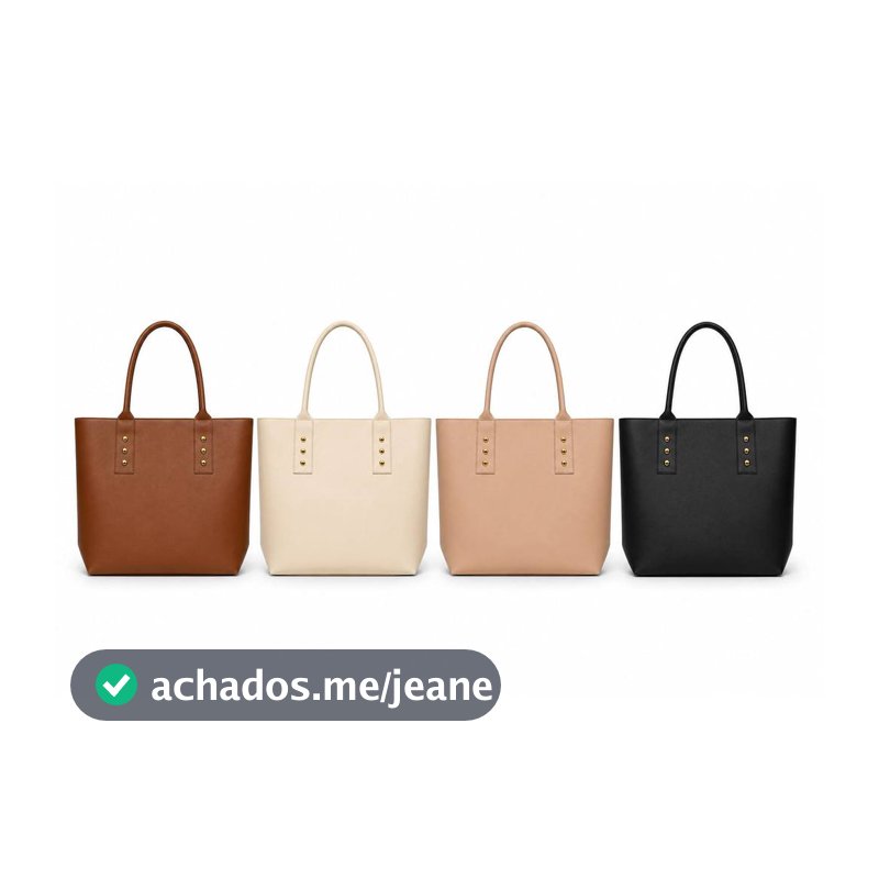 Bolsa Feminina Shopper Dia a Dia  Luxo Grande Espaçosa Trabalho Faculdade