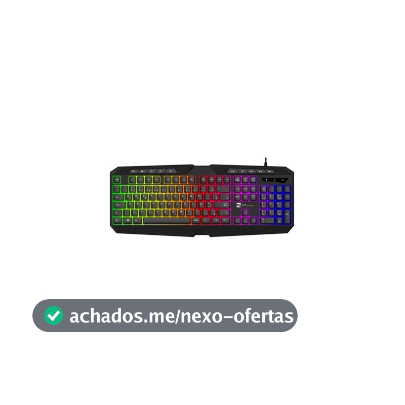 Teclado Gamer USB Led Multi L-PRO 1820 R8