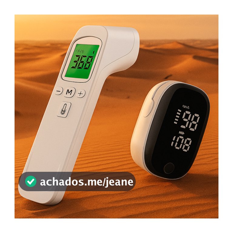 Termômetro Digital + Oximetro   Infravermelhos Testa Medição Temperatura Bebês Adultos