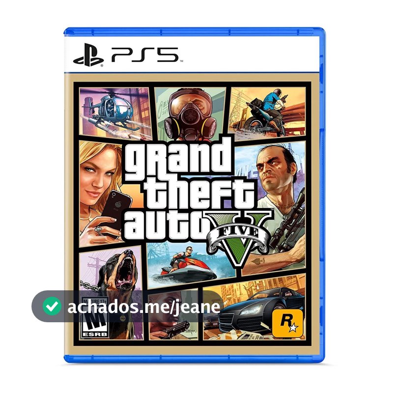 Grand Theft Auto V GTA 5 PS5 Midia Fisica