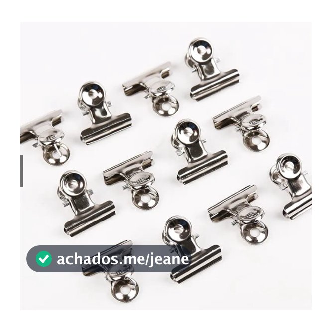 12 Presilhas Pequena Grampo METAL PRATA ou ROSE GOLD Para Unhas Curvatura C Tamanho
