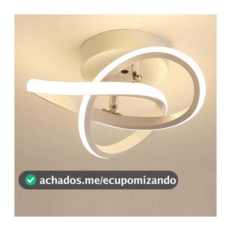 (3 cores em 1 luz) Luminária De Teto Led Decoracao Moderna Pendente  Corredor Sala Quarto Cozinha Jantar Ceiling Light