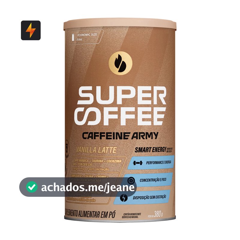 Supercoffee Caffeine Army 380g Original - Envio em 24h úteis