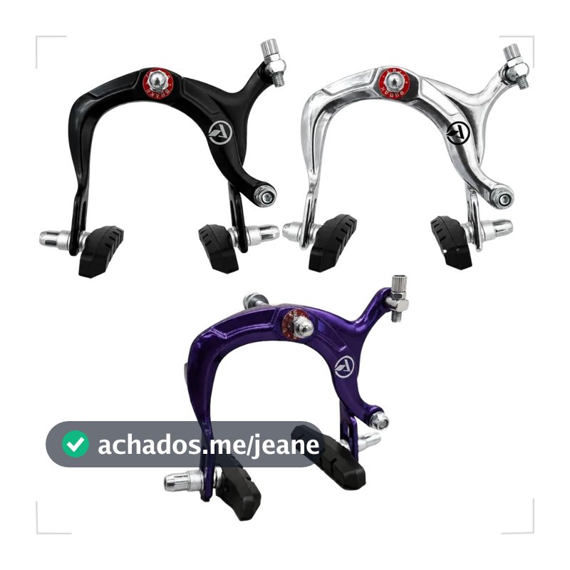 FREIO FERRADURA SIDE PULL ABSOLUTE BRUTUS BIKE GRAU SPEED