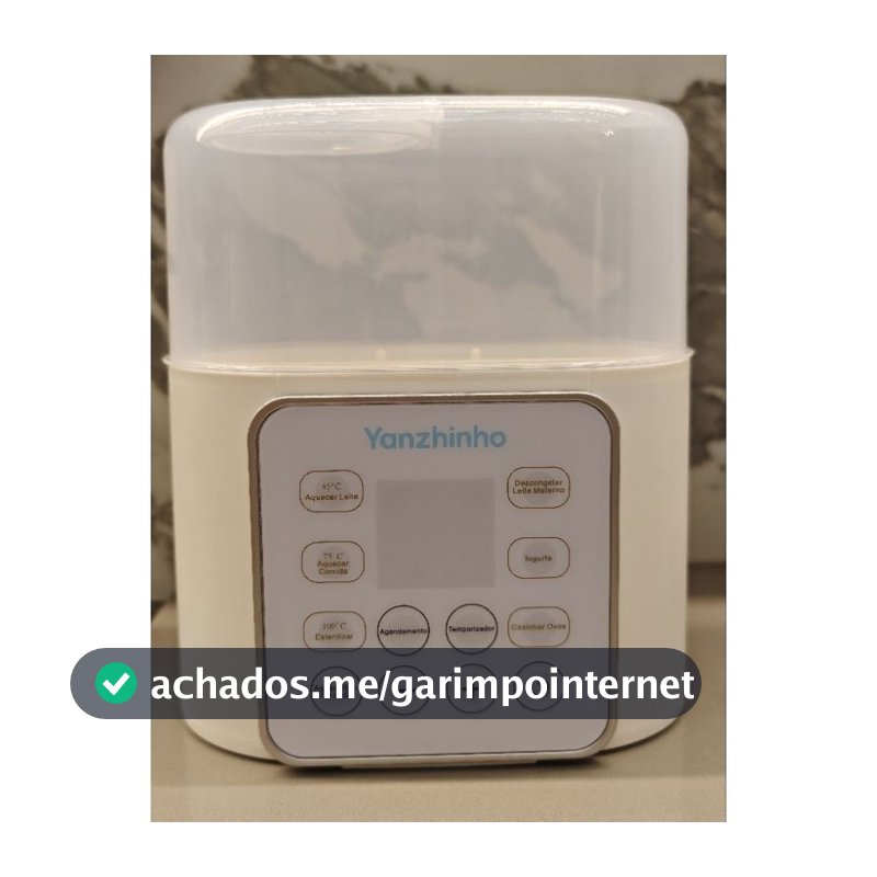 Aquecedor Esterilizador De Mamadeira Leite Inteligente Display Touch 7 Funções 110v ou 220v- yuu festas