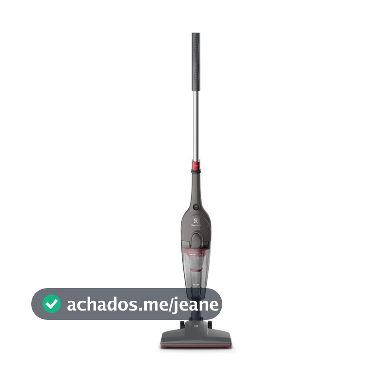 Aspirador de Pó Vertical com Fio Electrolux 1450W 2 em 1 Ultra Filtro HEPA Cinza (STK15)