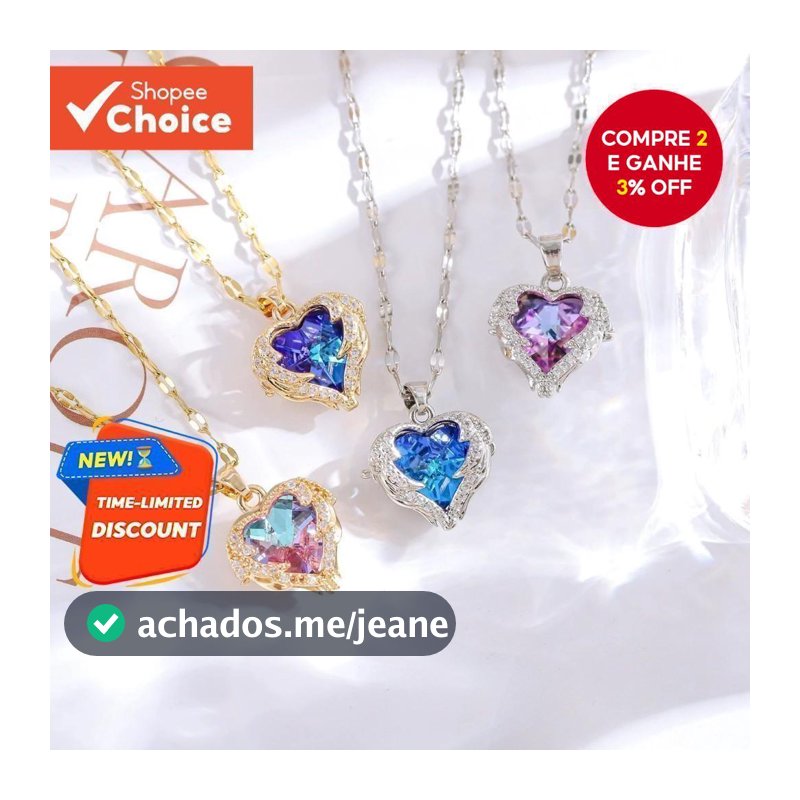 Colar De Coração De Cristal – Corrente De Clavícula Inspirada No Oceano , Joias De Luxo Minimalistas Para Mulheres