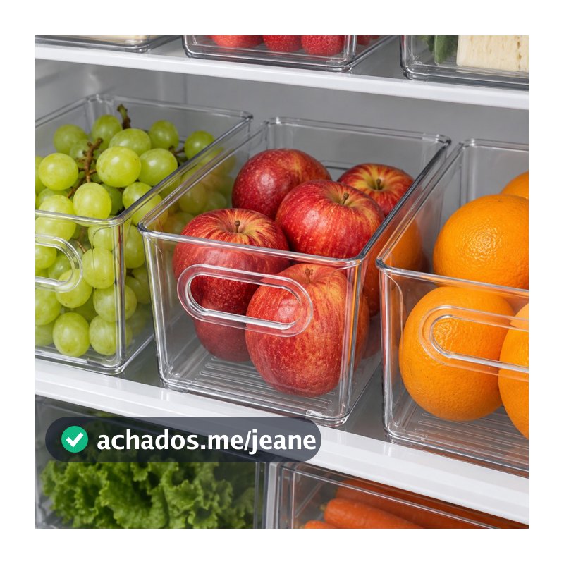 Organizador Multiuso Para Geladeira cesto de armazenar alimentos