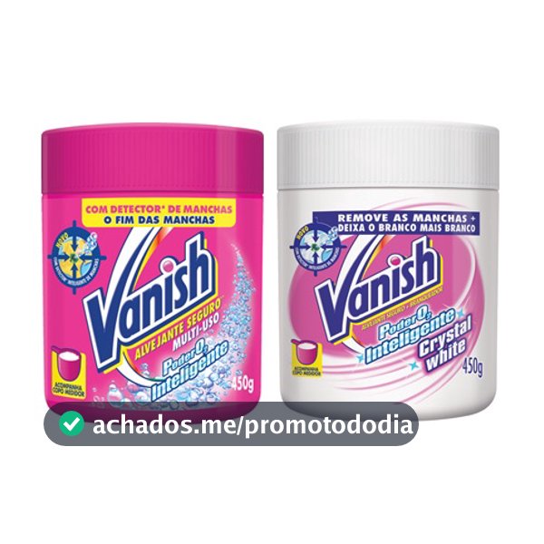 Alvejante Vanish Pote 450g rosa ou branco
