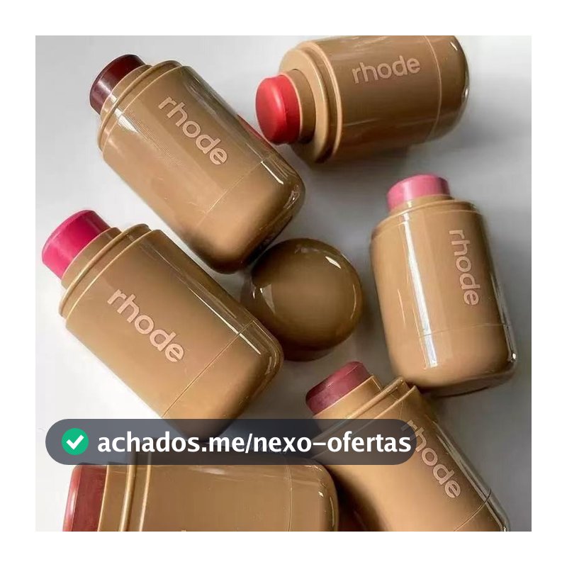 Rhode Pó Blush Vara Creme Bochecha Lábio Dupla Finalidade Iluminando Tez piggy/Sardas 5.3g