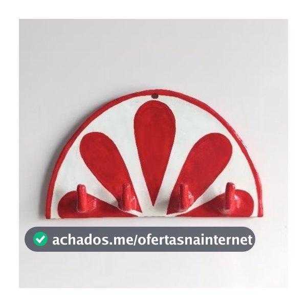 Porta Chaves/Colar Cítrico - Decorativo Parede Cerâmica Fria