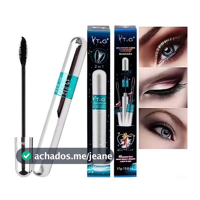 Estilo elegante e clássico De Rímel À Prova D'água Máscara para cílios a prova d'água T&G 4D Tango 2 Em 1