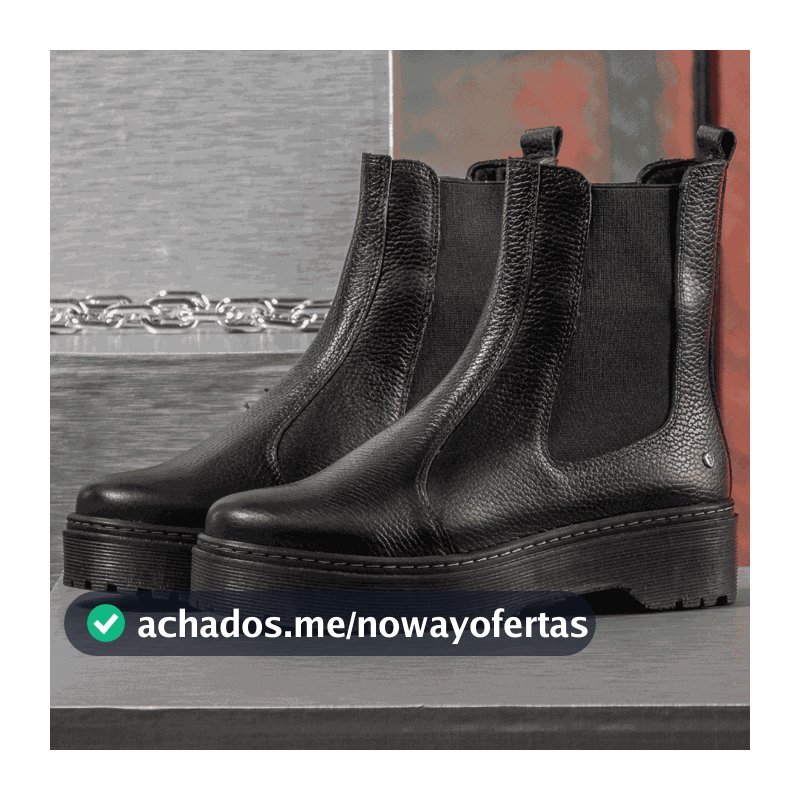 Bota Feminina Vittal Couro Legítimo Luisa Calce Fácil