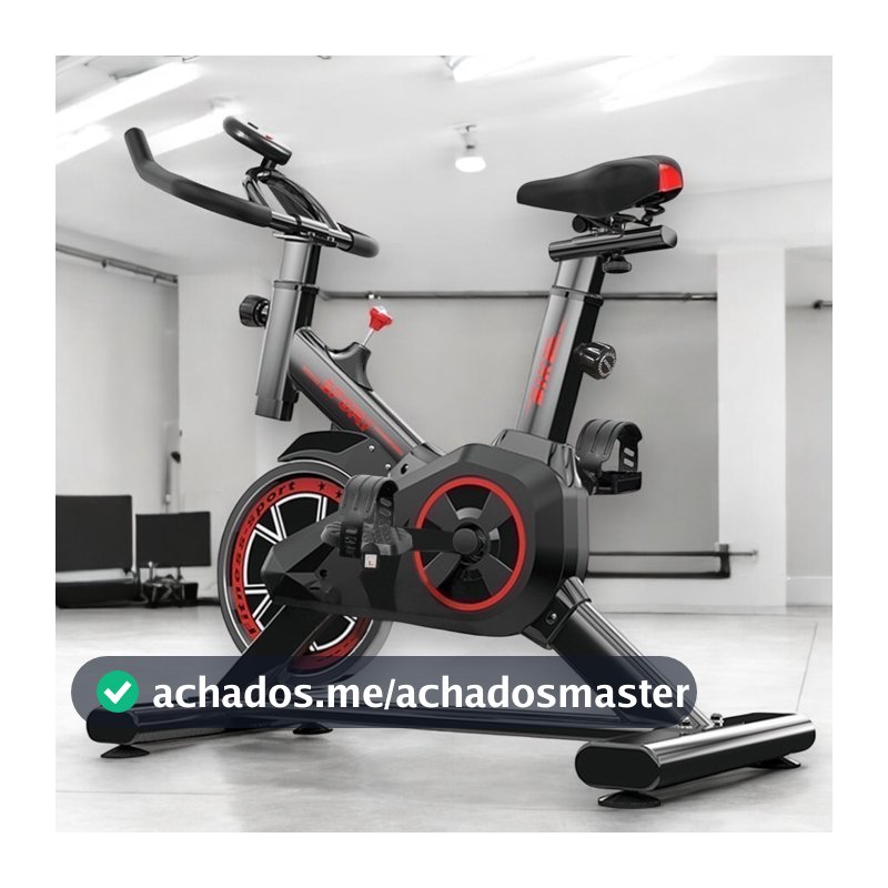 Bicicleta Spinning Ergométrica Para Exercícios Com Monitor Profissional Sport Suporta até 120kg