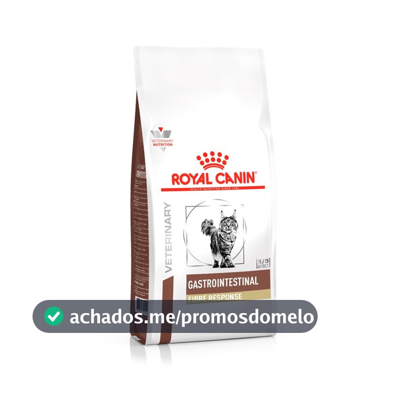 Ração para Gatos Adultos Veterinary Gastro Intestinal Fibre Response Royal Canin 1,5Kg