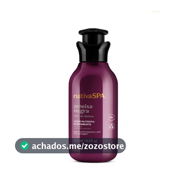 Loção Hidratante Desodorante Corporal Nativa Spa Ameixa Negra 400ml