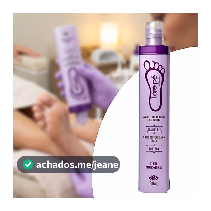 Amolecedor de Calos e Rachadura  Lore Pé  Envio Rápido