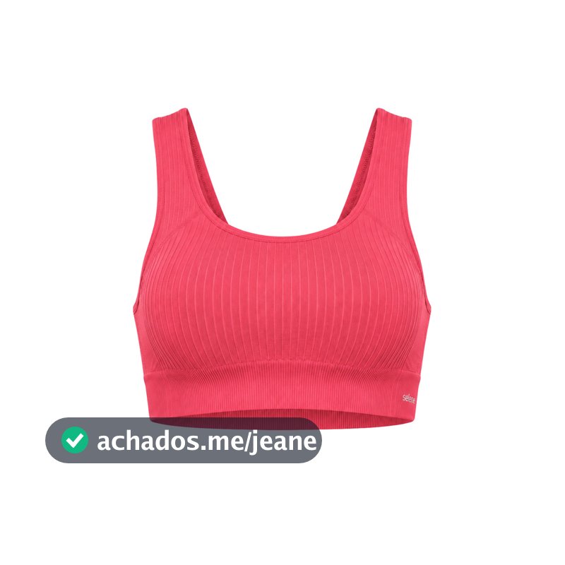 Top Canelado Academia Fitness Sem Costura Selene