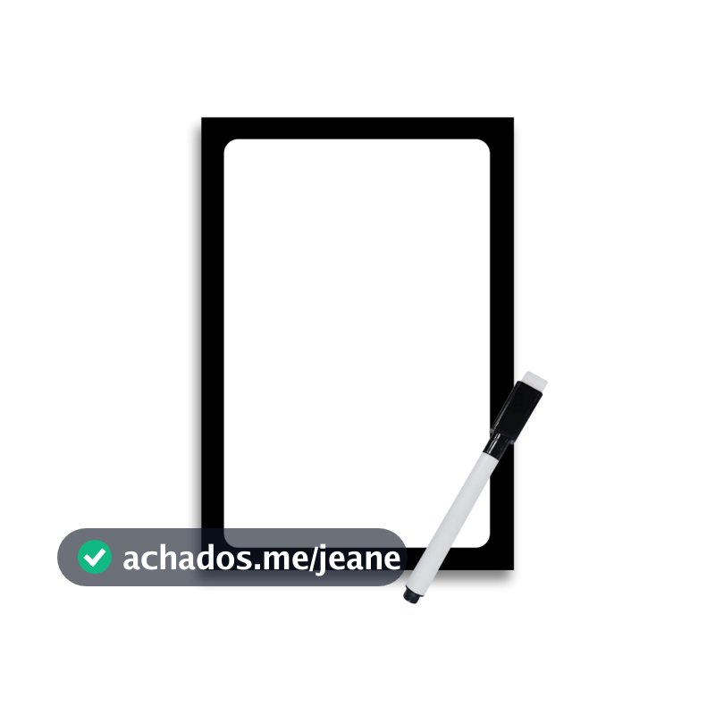 Planner Quadro Lousa Magnética para Anotações Planejamento Semanal ima + Caneta Apagador