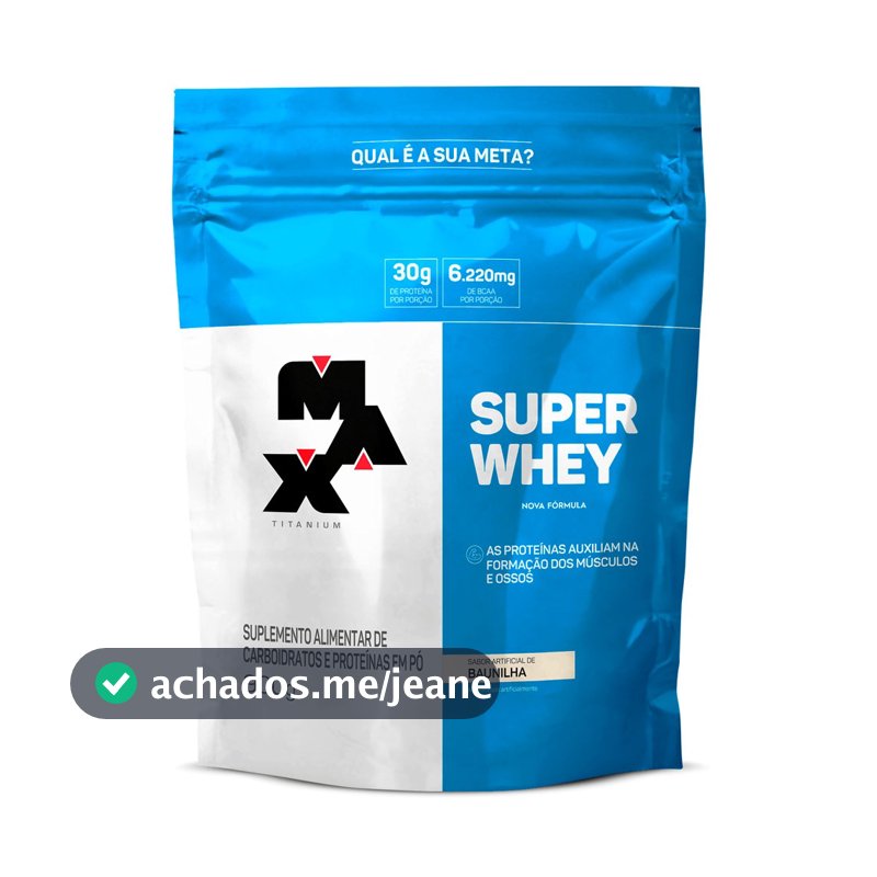 Whey Protein Super Whey 900g - Max Titanium