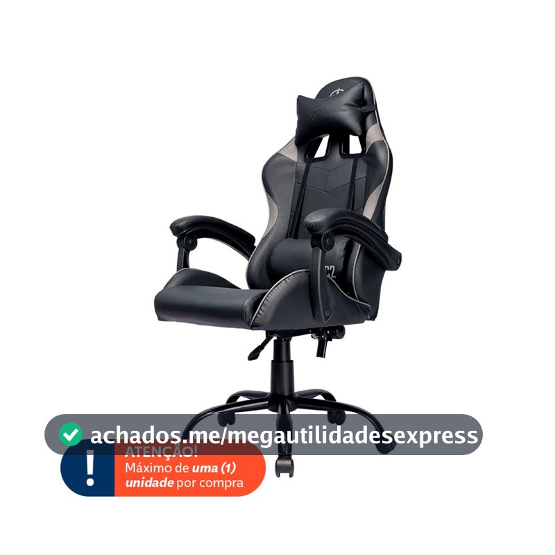 Cadeira Gamer TGT Heron TC2 , Fácil Limpeza, Reclinável 120 kg, Preto, TGT-HRTC-BL03