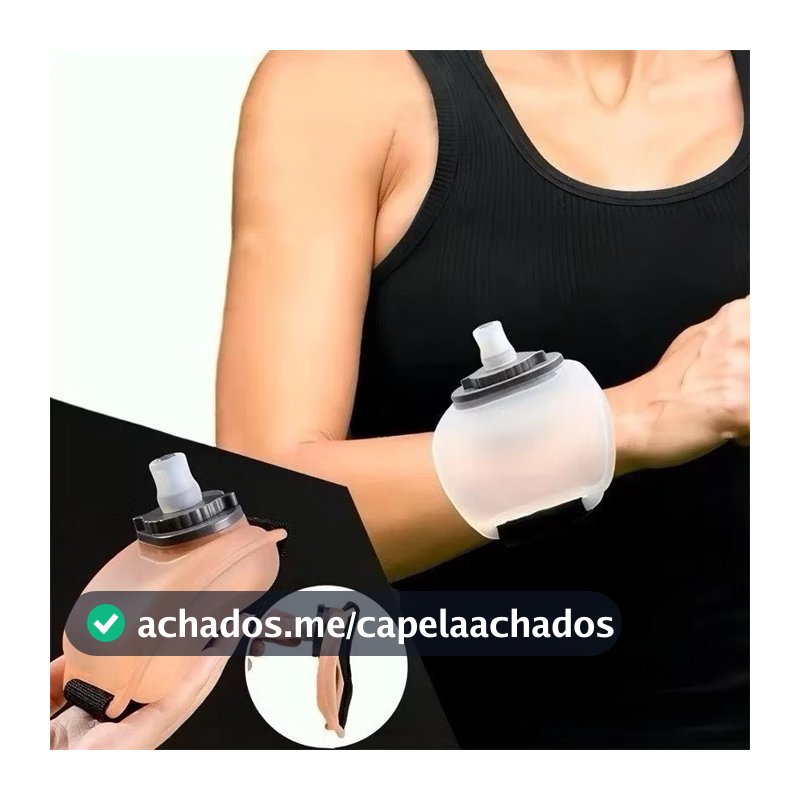 Pulseira Elástica Portátil De Pulso De Ciclismo Com De 200ML Garrafa De Água Esportiva/Acessórios De Abastecimento De Co