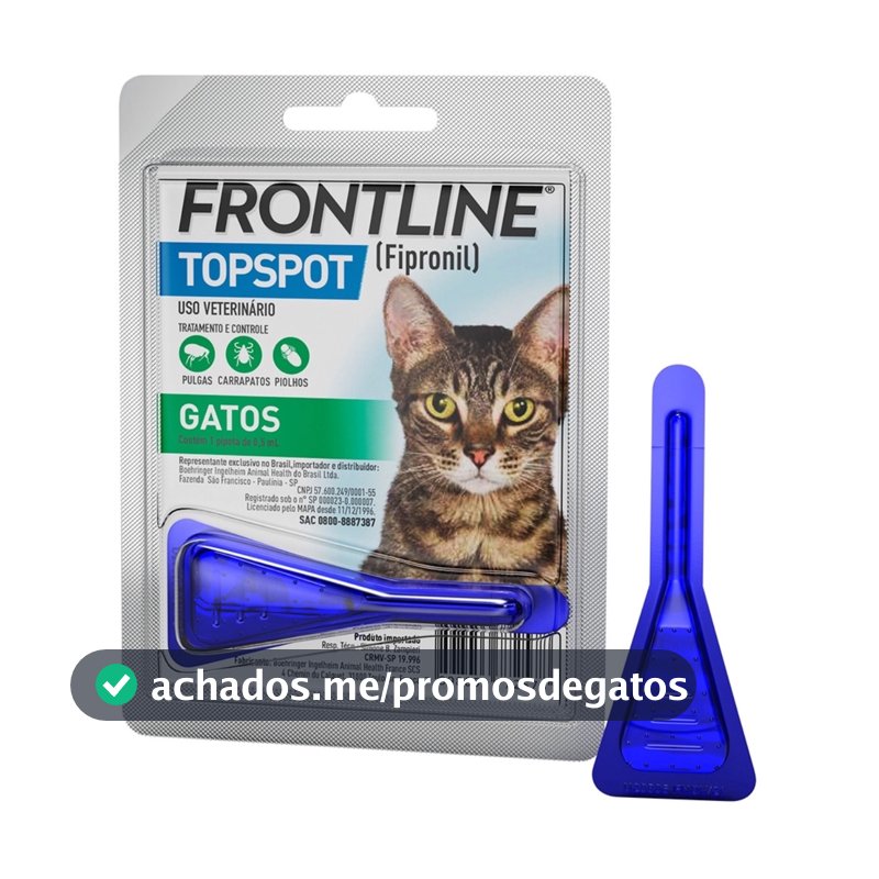 Frontline Topspot Antipulgas Merial Gatos 0,5ml Anti Pulgas