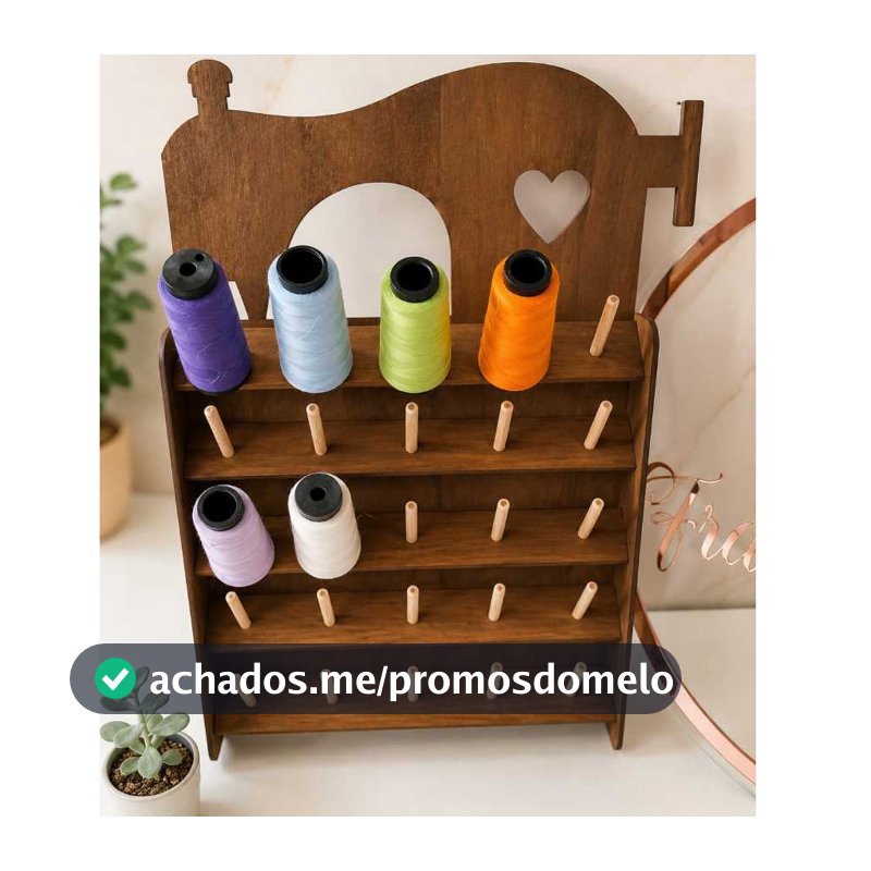 Organizador de linha de costura, suporte para linhas, carretel para carretel de linha até 15cm de altura