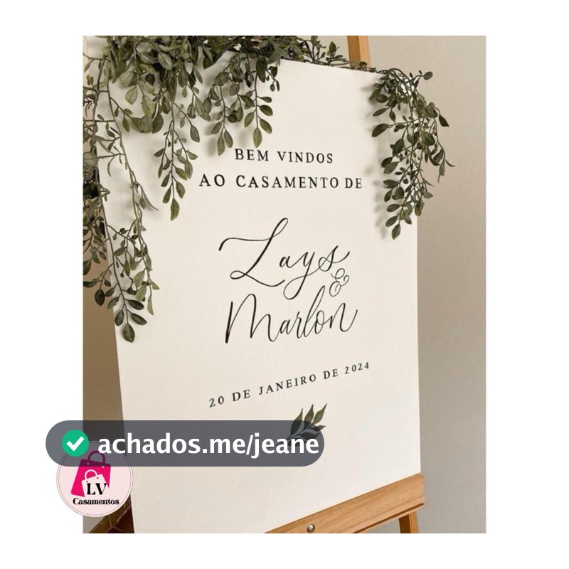 Quadro Placa Decorativa Para Casamento Bem Vindos Personalizada
